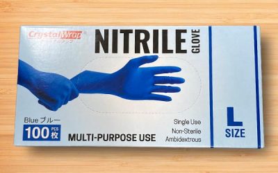 Crystal Wrap Nitrile Glove Large 100Pcs