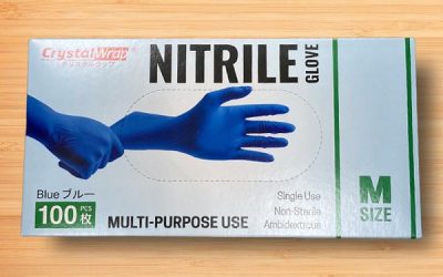 Crystal Wrap Nitrile Glove Medium 100pcs