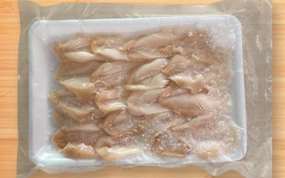 Frozen Tsubugai Whelk Sliced