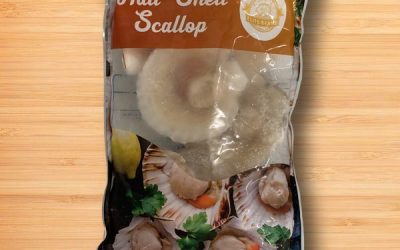 Frozen Half Shell Scallop 10/12