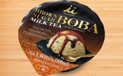 Imuraya Brown Suga Boba Milk Tea Ice Cream