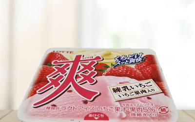 Lotte Sou Sour Nerated Milk Strawberry